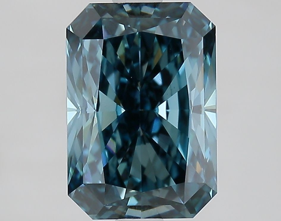Loose Diamond - RADIANT 2.29ct Fancy Vivid Blue VVS2: Loose Diamond - RADIANT 2.29ct Fancy Vivid Blue VVS2 Source: This is a real non-mined Diamond that has been grown in a lab Shape: RADIANT Carats: 2.29 Color: Fancy Vivid Blue Certification: IGI Video: