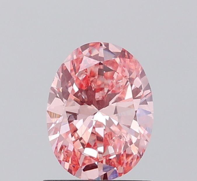 Loose Diamond - OVAL 1.04ct Fancy Intense Pink VS2: Loose Diamond - OVAL 1.04ct Fancy Intense Pink VS2 Source: This is a real non-mined Diamond that has been grown in a lab Shape: OVAL Carats: 1.04 Color: Fancy Intense Pink Certification: IGI Video: