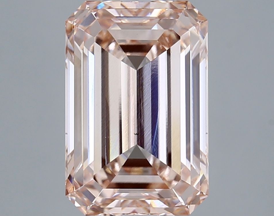 Loose Diamond - EMERALD 5.55ct Fancy Pink VS1: Loose Diamond - EMERALD 5.55ct Fancy Pink VS1 Source: This is a real non-mined Diamond that has been grown in a lab Shape: EMERALD Carats: 5.55 Color: Fancy Pink Certification: IGI Video:
