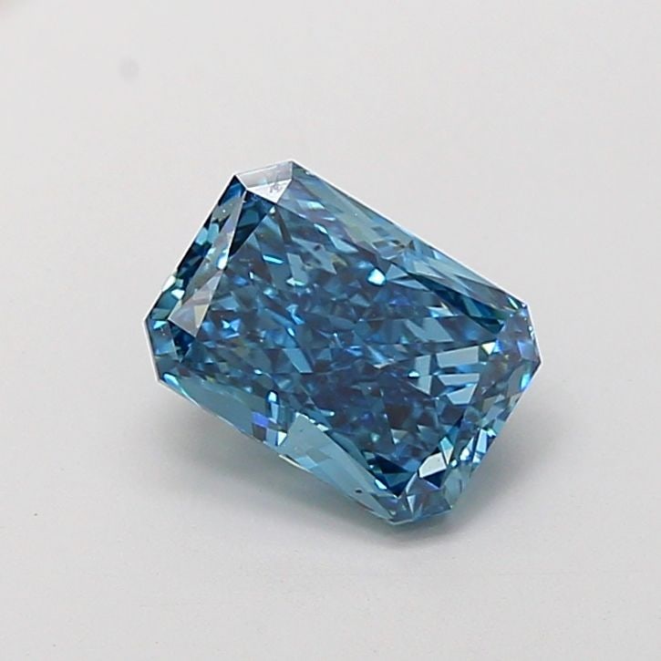 Loose Diamond - RADIANT 3.06ct Fancy Vivid Blue VS2: Loose Diamond - RADIANT 3.06ct Fancy Vivid Blue VS2 Source: This is a real non-mined Diamond that has been grown in a lab Shape: RADIANT Carats: 3.06 Color: Fancy Vivid Blue Certification: IGI Video: