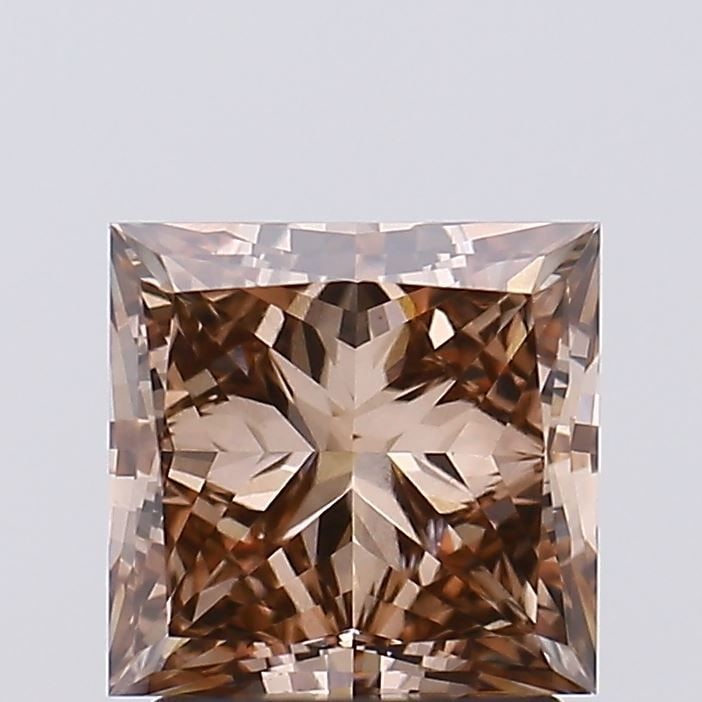 Loose Diamond - PRINCESS 2.06ct Fancy Brown VS1: Loose Diamond - PRINCESS 2.06ct Fancy Brown VS1 Source: This is a real non-mined Diamond that has been grown in a lab Shape: PRINCESS Carats: 2.06 Color: Fancy Brown Certification: IGI Video: