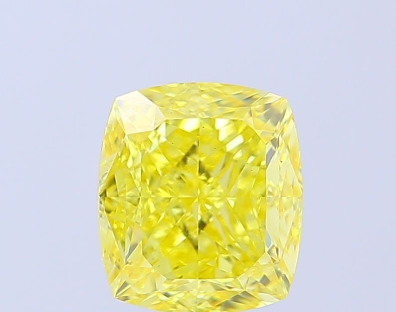 Loose Diamond - CUSHION MODIFIED 3.05ct Fancy Vivid Yellow VS2: Loose Diamond - CUSHION MODIFIED 3.05ct Fancy Vivid Yellow VS2 Source: This is a real non-mined Diamond that has been grown in a lab Shape: CUSHION MODIFIED Carats: 3.05 Color: Fancy Vivid Yellow Cert