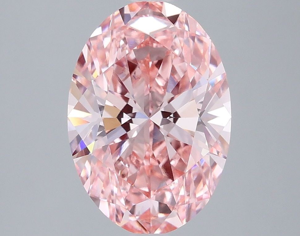 Loose Diamond - OVAL 2.59ct Fancy Vivid Pink VVS2: Loose Diamond - OVAL 2.59ct Fancy Vivid Pink VVS2 Source: This is a real non-mined Diamond that has been grown in a lab Shape: OVAL Carats: 2.59 Color: Fancy Vivid Pink Certification: IGI Video: