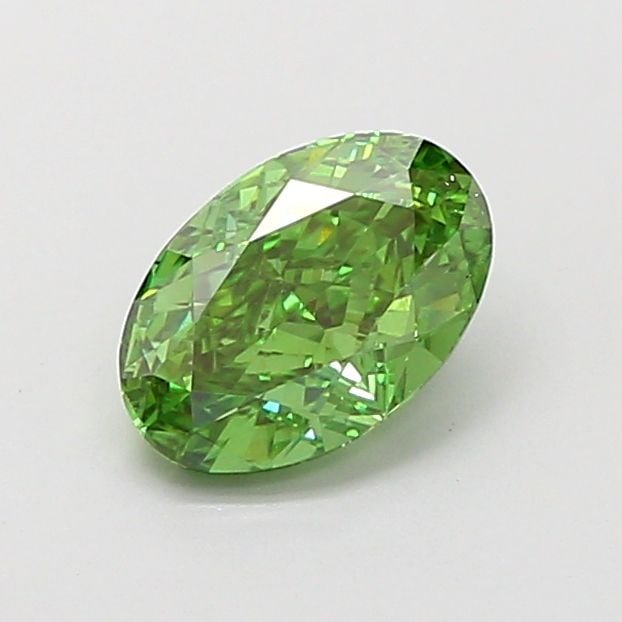 Loose Diamond - OVAL 1.2ct Fancy Vivid Green VVS2: Loose Diamond - OVAL 1.2ct Fancy Vivid Green VVS2 Source: This is a real non-mined Diamond that has been grown in a lab Shape: OVAL Carats: 1.2 Color: Fancy Vivid Green Certification: IGI Video:
