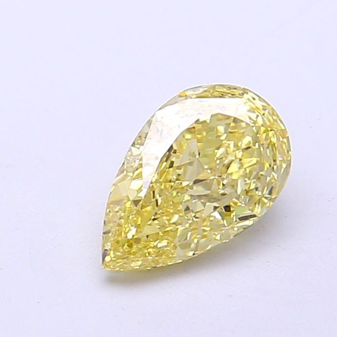 Loose Diamond - PEAR 1.0ct Fancy Intense Yellow VS2: Loose Diamond - PEAR 1.0ct Fancy Intense Yellow VS2 Source: This is a real non-mined Diamond that has been grown in a lab Shape: PEAR Carats: 1.0 Color: Fancy Intense Yellow Certification: IGI Video: