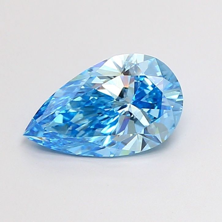 Loose Diamond - PEAR 1.51ct Fancy Vivid Blue VS2: Loose Diamond - PEAR 1.51ct Fancy Vivid Blue VS2 Source: This is a real non-mined Diamond that has been grown in a lab Shape: PEAR Carats: 1.51 Color: Fancy Vivid Blue Certification: IGI Video: