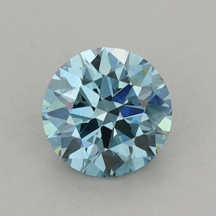 Ideal Loose Diamond - ROUND 0.72ct Fancy Vivid Blue VS1: Ideal Loose Diamond - ROUND 0.72ct Fancy Vivid Blue VS1 Source: This is a real non-mined Diamond that has been grown in a lab Shape: ROUND Carats: 0.72 Color: Fancy Vivid Blue Certification: IGI Video