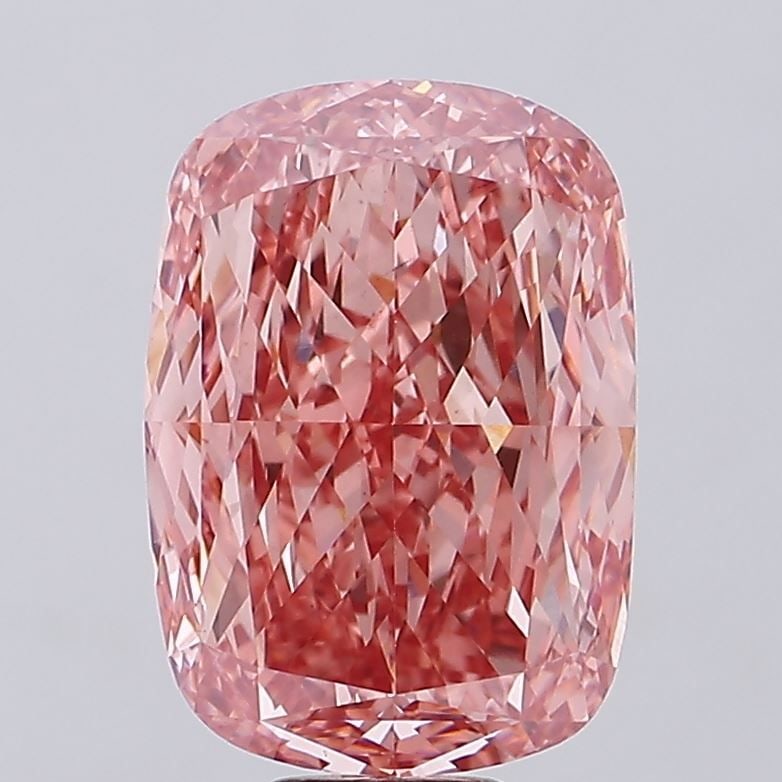 Loose Diamond - CUSHION MODIFIED 17.55ct Fancy Vivid Pink VS1: Loose Diamond - CUSHION MODIFIED 17.55ct Fancy Vivid Pink VS1 Source: This is a real non-mined Diamond that has been grown in a lab Shape: CUSHION MODIFIED Carats: 17.55 Color: Fancy Vivid Pink Certif