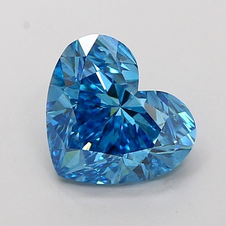Loose Diamond - HEART 3.1ct Fancy Vivid Blue VS2: Loose Diamond - HEART 3.1ct Fancy Vivid Blue VS2 Source: This is a real non-mined Diamond that has been grown in a lab Shape: HEART Carats: 3.1 Color: Fancy Vivid Blue Certification: IGI Video: