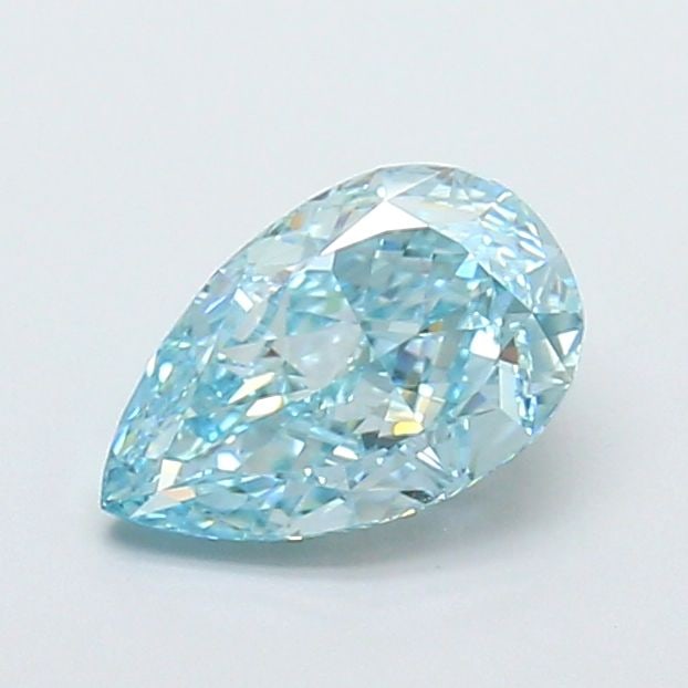 Loose Diamond - PEAR 1.64ct Fancy Vivid Blue SI1: Loose Diamond - PEAR 1.64ct Fancy Vivid Blue SI1 Source: This is a real non-mined Diamond that has been grown in a lab Shape: PEAR Carats: 1.64 Color: Fancy Vivid Blue Certification: IGI Video: