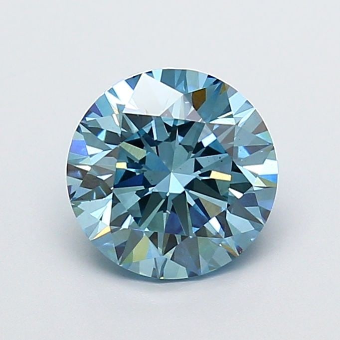 Loose Diamond - ROUND 2.24ct Fancy Vivid Blue VS1: Loose Diamond - ROUND 2.24ct Fancy Vivid Blue VS1 Source: This is a real non-mined Diamond that has been grown in a lab Shape: ROUND Carats: 2.24 Color: Fancy Vivid Blue Certification: IGI Video: