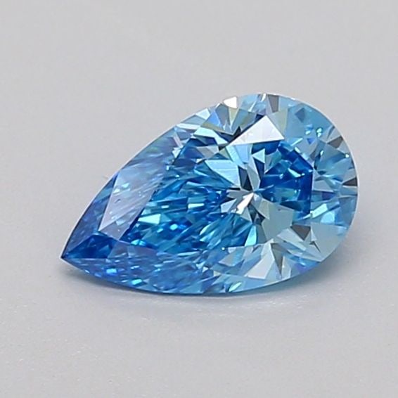 Loose Diamond - PEAR 0.51ct Fancy Vivid Blue VS1: Loose Diamond - PEAR 0.51ct Fancy Vivid Blue VS1 Source: This is a real non-mined Diamond that has been grown in a lab Shape: PEAR Carats: 0.51 Color: Fancy Vivid Blue Certification: IGI Video:
