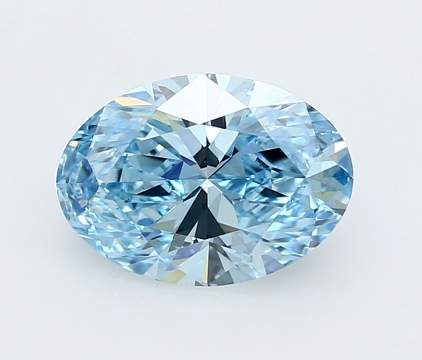 Loose Diamond - OVAL 2.64ct Fancy Vivid Blue VVS2: Loose Diamond - OVAL 2.64ct Fancy Vivid Blue VVS2 Source: This is a real non-mined Diamond that has been grown in a lab Shape: OVAL Carats: 2.64 Color: Fancy Vivid Blue Certification: IGI Video: