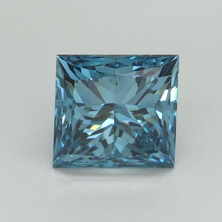 Loose Diamond - PRINCESS 1.52ct Fancy Vivid Blue VVS2: Loose Diamond - PRINCESS 1.52ct Fancy Vivid Blue VVS2 Source: This is a real non-mined Diamond that has been grown in a lab Shape: PRINCESS Carats: 1.52 Color: Fancy Vivid Blue Certification: IGI Vide