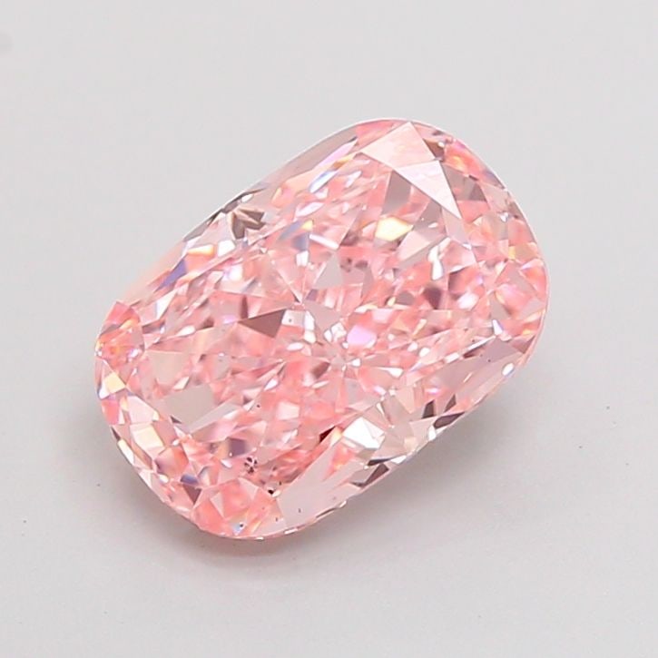 Loose Diamond - CUSHION MODIFIED 2.0ct Fancy Vivid Pink VS2: Loose Diamond - CUSHION MODIFIED 2.0ct Fancy Vivid Pink VS2 Source: This is a real non-mined Diamond that has been grown in a lab Shape: CUSHION MODIFIED Carats: 2.0 Color: Fancy Vivid Pink Certificat