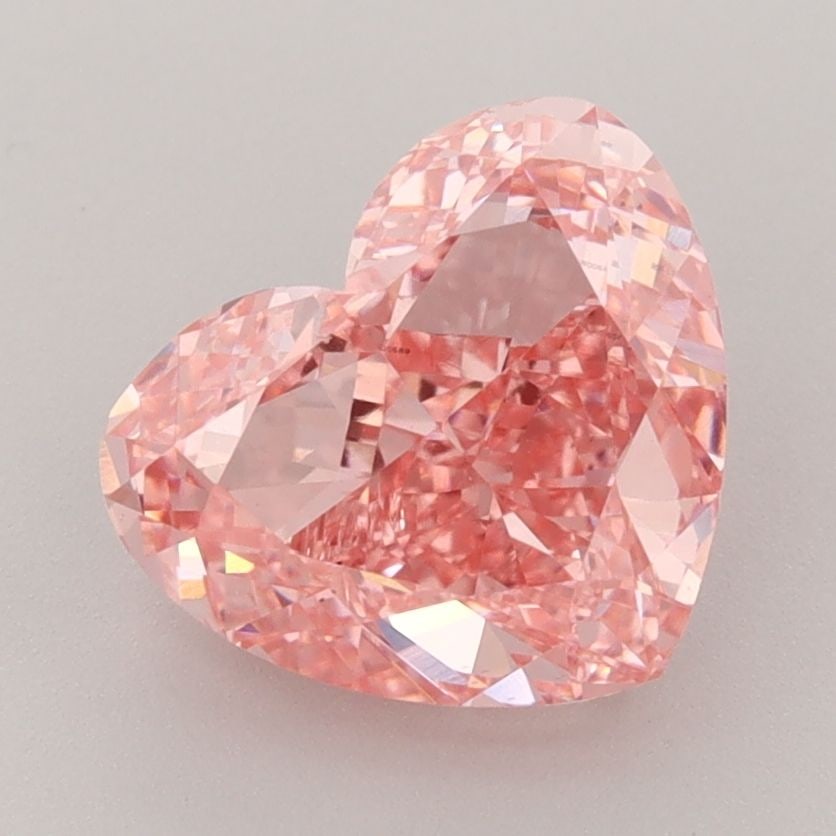 Loose Diamond - HEART 3.04ct Fancy Vivid Pink VS1: Loose Diamond - HEART 3.04ct Fancy Vivid Pink VS1 Source: This is a real non-mined Diamond that has been grown in a lab Shape: HEART Carats: 3.04 Color: Fancy Vivid Pink Certification: IGI Video: