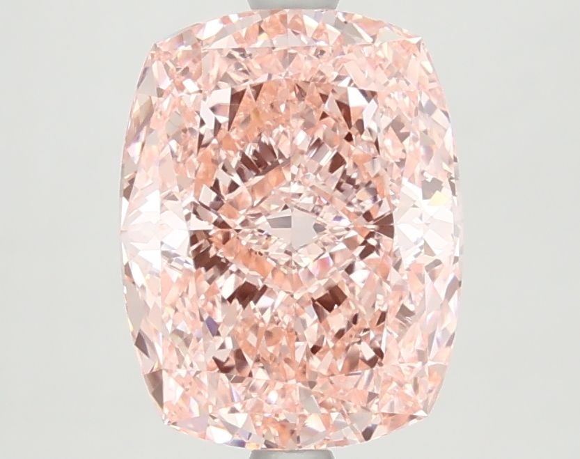 Loose Diamond - CUSHION MODIFIED 3.3ct Fancy Vivid Pink VS1: Loose Diamond - CUSHION MODIFIED 3.3ct Fancy Vivid Pink VS1 Source: This is a real non-mined Diamond that has been grown in a lab Shape: CUSHION MODIFIED Carats: 3.3 Color: Fancy Vivid Pink Certificat