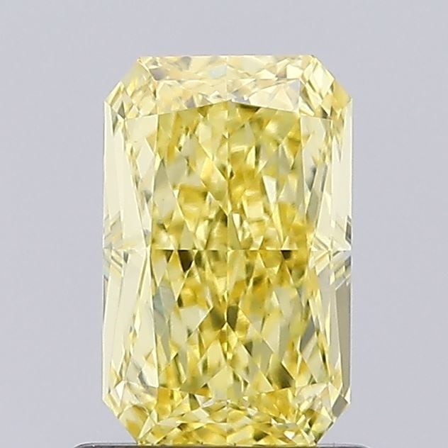 Loose Diamond - RADIANT 1.09ct Fancy Vivid Yellow VVS2: Loose Diamond - RADIANT 1.09ct Fancy Vivid Yellow VVS2 Source: This is a real non-mined Diamond that has been grown in a lab Shape: RADIANT Carats: 1.09 Color: Fancy Vivid Yellow Certification: IGI Vi
