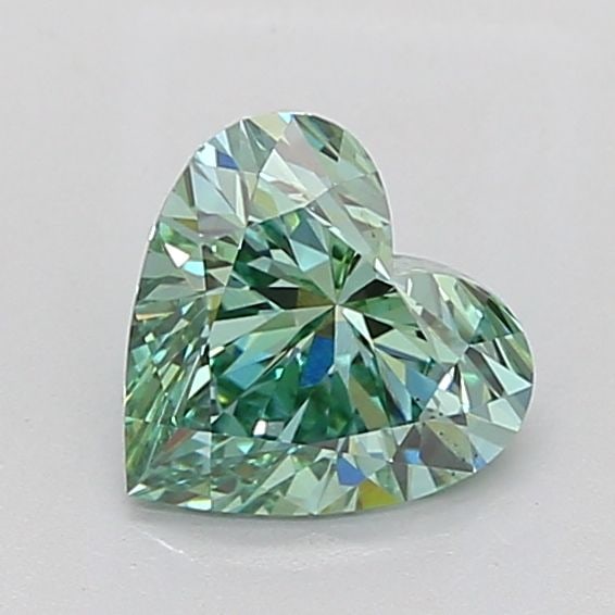 Loose Diamond - HEART 1.51ct Fancy Vivid Green VS2: Loose Diamond - HEART 1.51ct Fancy Vivid Green VS2 Source: This is a real non-mined Diamond that has been grown in a lab Shape: HEART Carats: 1.51 Color: Fancy Vivid Green Certification: IGI Video: