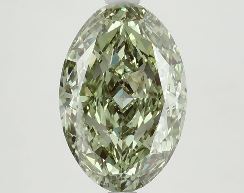 Loose Diamond - OVAL 3.05ct Fancy Vivid Green VVS2: Loose Diamond - OVAL 3.05ct Fancy Vivid Green VVS2 Source: This is a real non-mined Diamond that has been grown in a lab Shape: OVAL Carats: 3.05 Color: Fancy Vivid Green Certification: IGI Video: