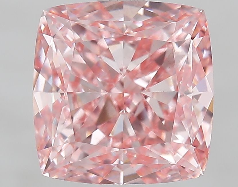 Loose Diamond - CUSHION MODIFIED 3.09ct Fancy Vivid Pink VS1: Loose Diamond - CUSHION MODIFIED 3.09ct Fancy Vivid Pink VS1 Source: This is a real non-mined Diamond that has been grown in a lab Shape: CUSHION MODIFIED Carats: 3.09 Color: Fancy Vivid Pink Certific