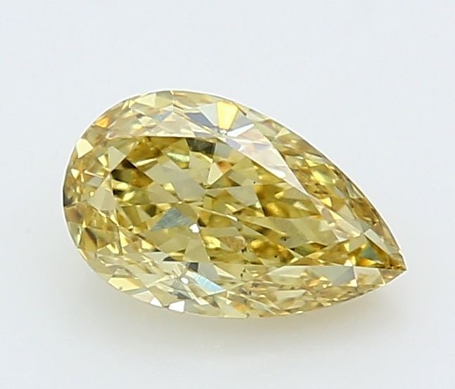 Loose Diamond - PEAR 1.36ct Fancy Intense Yellow VS2: Loose Diamond - PEAR 1.36ct Fancy Intense Yellow VS2 Source: This is a real non-mined Diamond that has been grown in a lab Shape: PEAR Carats: 1.36 Color: Fancy Intense Yellow Certification: IGI Video