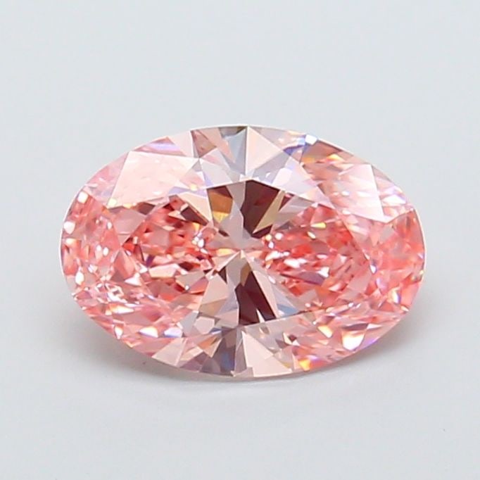Loose Diamond - OVAL 2.1ct Fancy Vivid Pink VS1: Loose Diamond - OVAL 2.1ct Fancy Vivid Pink VS1 Source: This is a real non-mined Diamond that has been grown in a lab Shape: OVAL Carats: 2.1 Color: Fancy Vivid Pink Certification: IGI Video: