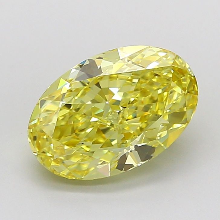 Loose Diamond - OVAL 3.01ct Fancy Intense Yellow VS1: Loose Diamond - OVAL 3.01ct Fancy Intense Yellow VS1 Source: This is a real non-mined Diamond that has been grown in a lab Shape: OVAL Carats: 3.01 Color: Fancy Intense Yellow Certification: IGI Video