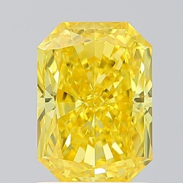 Loose Diamond - RADIANT 1.56ct Fancy Vivid Yellow VS2: Loose Diamond - RADIANT 1.56ct Fancy Vivid Yellow VS2 Source: This is a real non-mined Diamond that has been grown in a lab Shape: RADIANT Carats: 1.56 Color: Fancy Vivid Yellow Certification: IGI Vid
