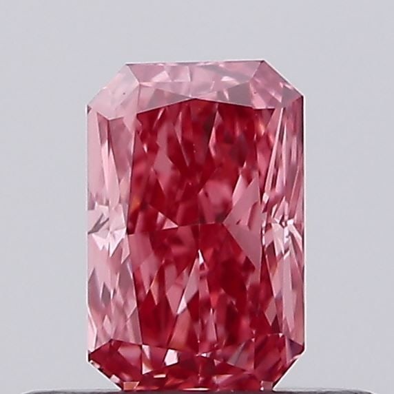Loose Diamond - RADIANT 0.4ct Fancy Vivid Pink VVS2: Loose Diamond - RADIANT 0.4ct Fancy Vivid Pink VVS2 Source: This is a real non-mined Diamond that has been grown in a lab Shape: RADIANT Carats: 0.4 Color: Fancy Vivid Pink Certification: NONE Video: