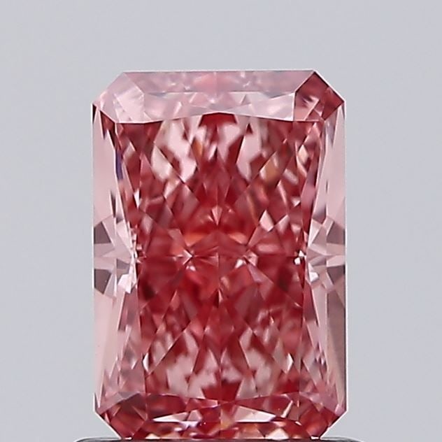 Loose Diamond - RADIANT 1.01ct Fancy Vivid Pink VVS2: Loose Diamond - RADIANT 1.01ct Fancy Vivid Pink VVS2 Source: This is a real non-mined Diamond that has been grown in a lab Shape: RADIANT Carats: 1.01 Color: Fancy Vivid Pink Certification: IGI Video: