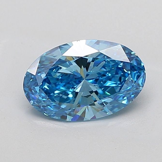 Loose Diamond - OVAL 2.0ct Fancy Vivid Blue VS1: Loose Diamond - OVAL 2.0ct Fancy Vivid Blue VS1 Source: This is a real non-mined Diamond that has been grown in a lab Shape: OVAL Carats: 2.0 Color: Fancy Vivid Blue Certification: IGI Video: