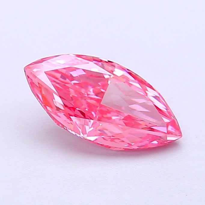 Loose Diamond - MARQUISE 1.0ct Fancy Vivid Pink VVS2: Loose Diamond - MARQUISE 1.0ct Fancy Vivid Pink VVS2 Source: This is a real non-mined Diamond that has been grown in a lab Shape: MARQUISE Carats: 1.0 Color: Fancy Vivid Pink Certification: IGI Video: