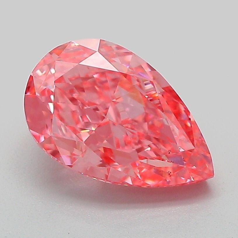 Loose Diamond - PEAR 2.2ct Fancy Vivid Pink VS2: Loose Diamond - PEAR 2.2ct Fancy Vivid Pink VS2 Source: This is a real non-mined Diamond that has been grown in a lab Shape: PEAR Carats: 2.2 Color: Fancy Vivid Pink Certification: IGI Video: