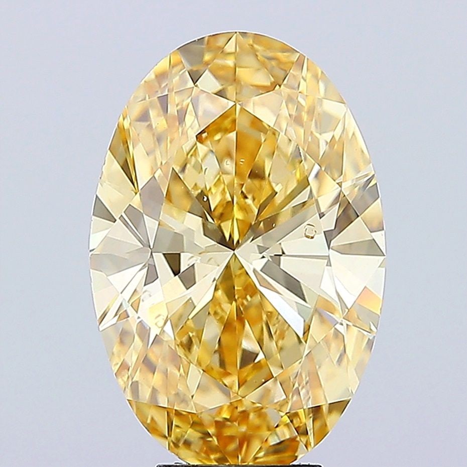 Loose Diamond - OVAL 7.0ct Fancy Intense Yellow VS2: Loose Diamond - OVAL 7.0ct Fancy Intense Yellow VS2 Source: This is a real non-mined Diamond that has been grown in a lab Shape: OVAL Carats: 7.0 Color: Fancy Intense Yellow Certification: IGI Video: