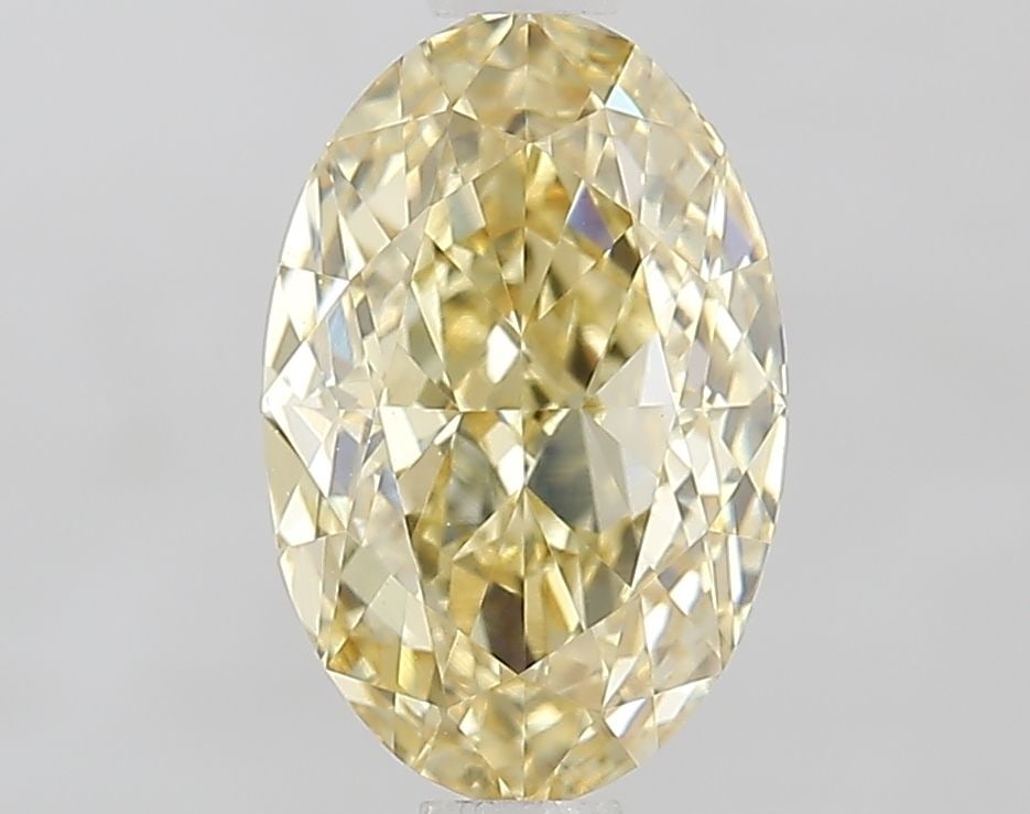Loose Diamond - OVAL 1.52ct Fancy Intense Yellow VVS2: Loose Diamond - OVAL 1.52ct Fancy Intense Yellow VVS2 Source: This is a real non-mined Diamond that has been grown in a lab Shape: OVAL Carats: 1.52 Color: Fancy Intense Yellow Certification: IGI Vide