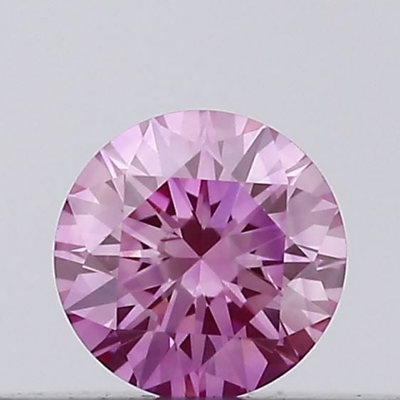 Loose Diamond - ROUND 0.11ct Fancy Vivid Pink VS2: Loose Diamond - ROUND 0.11ct Fancy Vivid Pink VS2 Source: This is a real non-mined Diamond that has been grown in a lab Shape: ROUND Carats: 0.11 Color: Fancy Vivid Pink Certification: IGI Video: