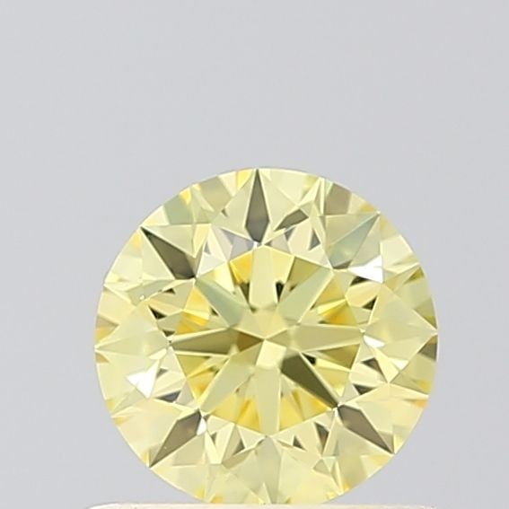 Ideal Loose Diamond - ROUND 0.53ct Fancy Intense Yellow VVS2: Ideal Loose Diamond - ROUND 0.53ct Fancy Intense Yellow VVS2 Source: This is a real non-mined Diamond that has been grown in a lab Shape: ROUND Carats: 0.53 Color: Fancy Intense Yellow Certification: 