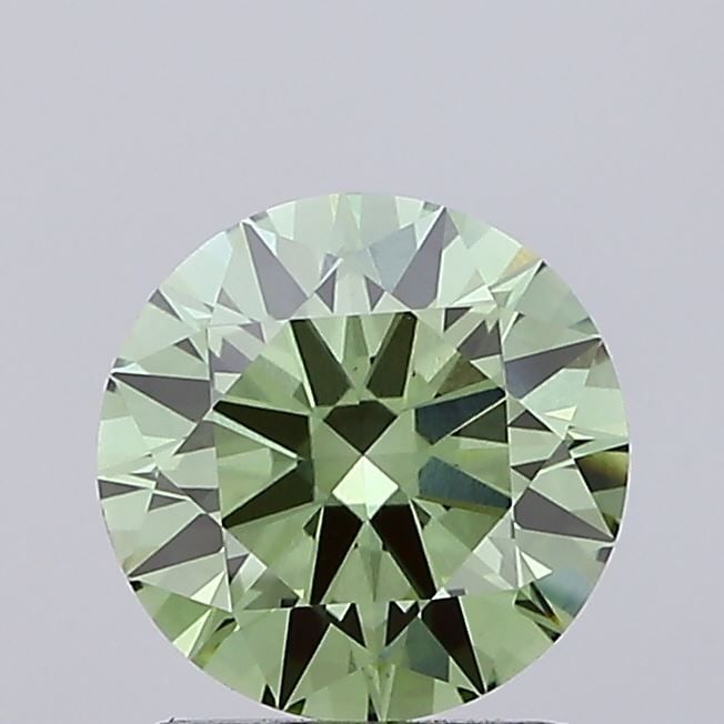 Ideal Loose Diamond - ROUND 1.58ct Fancy Vivid Green VS1: Ideal Loose Diamond - ROUND 1.58ct Fancy Vivid Green VS1 Source: This is a real non-mined Diamond that has been grown in a lab Shape: ROUND Carats: 1.58 Color: Fancy Vivid Green Certification: IGI Vid