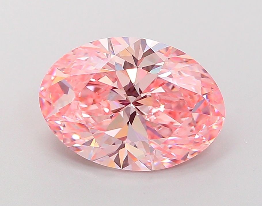 Loose Diamond - OVAL 2.79ct Fancy Intense Pink VS1: Loose Diamond - OVAL 2.79ct Fancy Intense Pink VS1 Source: This is a real non-mined Diamond that has been grown in a lab Shape: OVAL Carats: 2.79 Color: Fancy Intense Pink Certification: IGI Video: