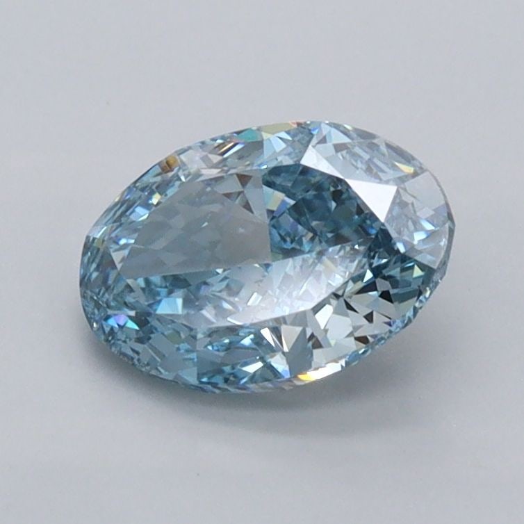 Loose Diamond - OVAL 1.04ct Fancy Vivid Blue VVS1: Loose Diamond - OVAL 1.04ct Fancy Vivid Blue VVS1 Source: This is a real non-mined Diamond that has been grown in a lab Shape: OVAL Carats: 1.04 Color: Fancy Vivid Blue Certification: IGI Video: