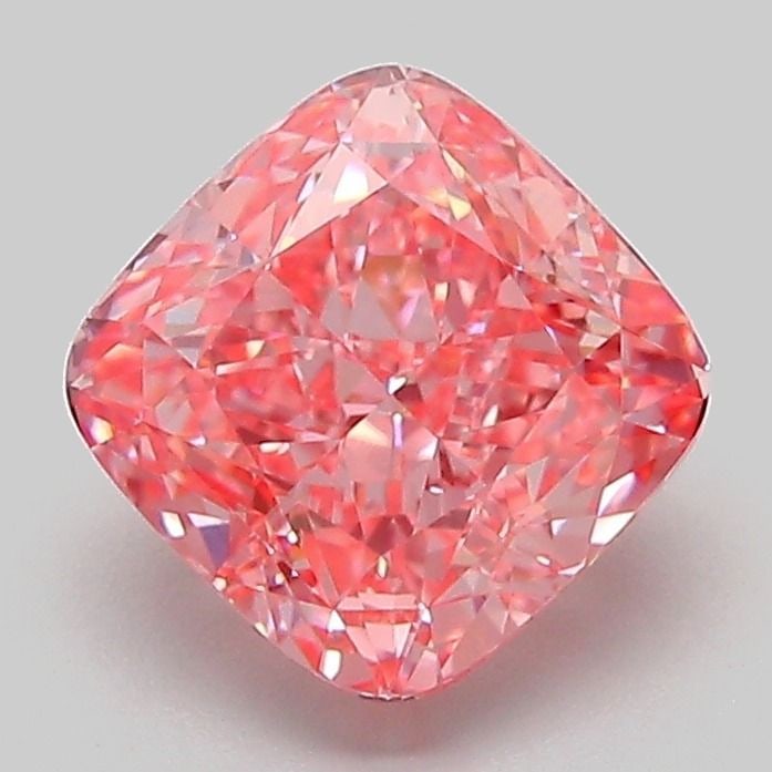Loose Diamond - CUSHION MODIFIED 2.06ct Fancy Vivid Pink VVS2: Loose Diamond - CUSHION MODIFIED 2.06ct Fancy Vivid Pink VVS2 Source: This is a real non-mined Diamond that has been grown in a lab Shape: CUSHION MODIFIED Carats: 2.06 Color: Fancy Vivid Pink Certifi