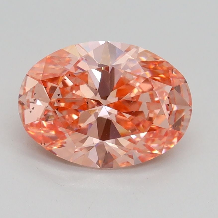 Loose Diamond - OVAL 1.74ct Fancy Vivid Pink SI1: Loose Diamond - OVAL 1.74ct Fancy Vivid Pink SI1 Source: This is a real non-mined Diamond that has been grown in a lab Shape: OVAL Carats: 1.74 Color: Fancy Vivid Pink Certification: IGI Video: