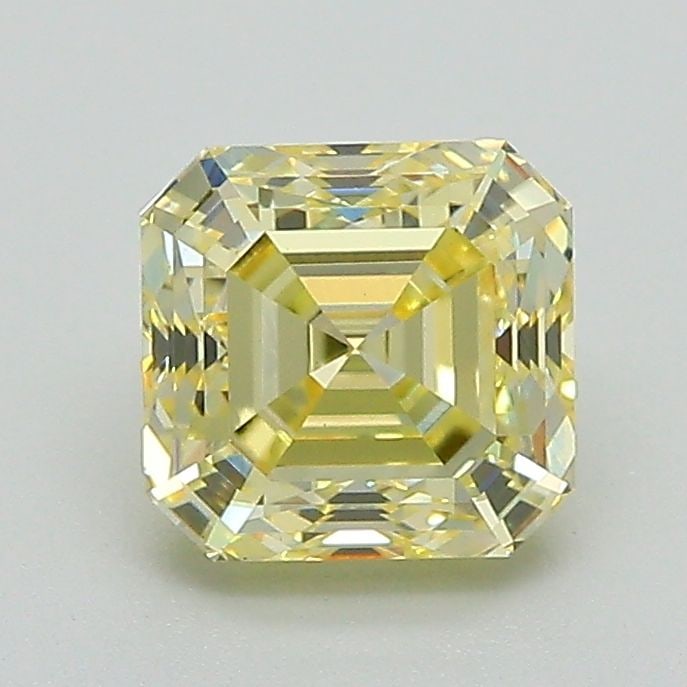 Loose Diamond - SQUARE EMERALD 1.39ct Fancy Light Yellow VS1: Loose Diamond - SQUARE EMERALD 1.39ct Fancy Light Yellow VS1 Source: This is a real non-mined Diamond that has been grown in a lab Shape: SQUARE EMERALD Carats: 1.39 Color: Fancy Light Yellow Certific