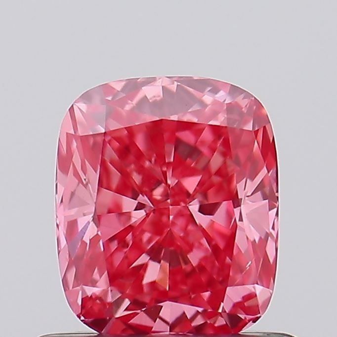 Loose Diamond - CUSHION BRILLIANT 0.7ct Fancy Pink VS2: Loose Diamond - CUSHION BRILLIANT 0.7ct Fancy Pink VS2 Source: This is a real non-mined Diamond that has been grown in a lab Shape: CUSHION BRILLIANT Carats: 0.7 Color: Fancy Pink Certification: IGI V