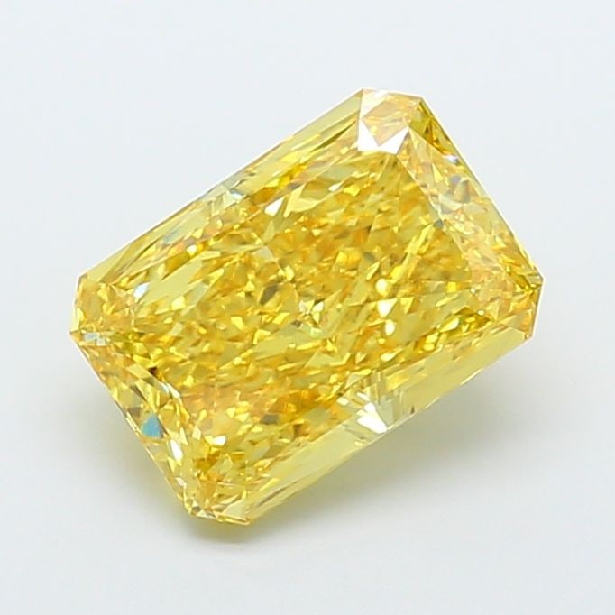 Loose Diamond - RADIANT 5.11ct Fancy Vivid Yellow VS1: Loose Diamond - RADIANT 5.11ct Fancy Vivid Yellow VS1 Source: This is a real non-mined Diamond that has been grown in a lab Shape: RADIANT Carats: 5.11 Color: Fancy Vivid Yellow Certification: IGI Vid