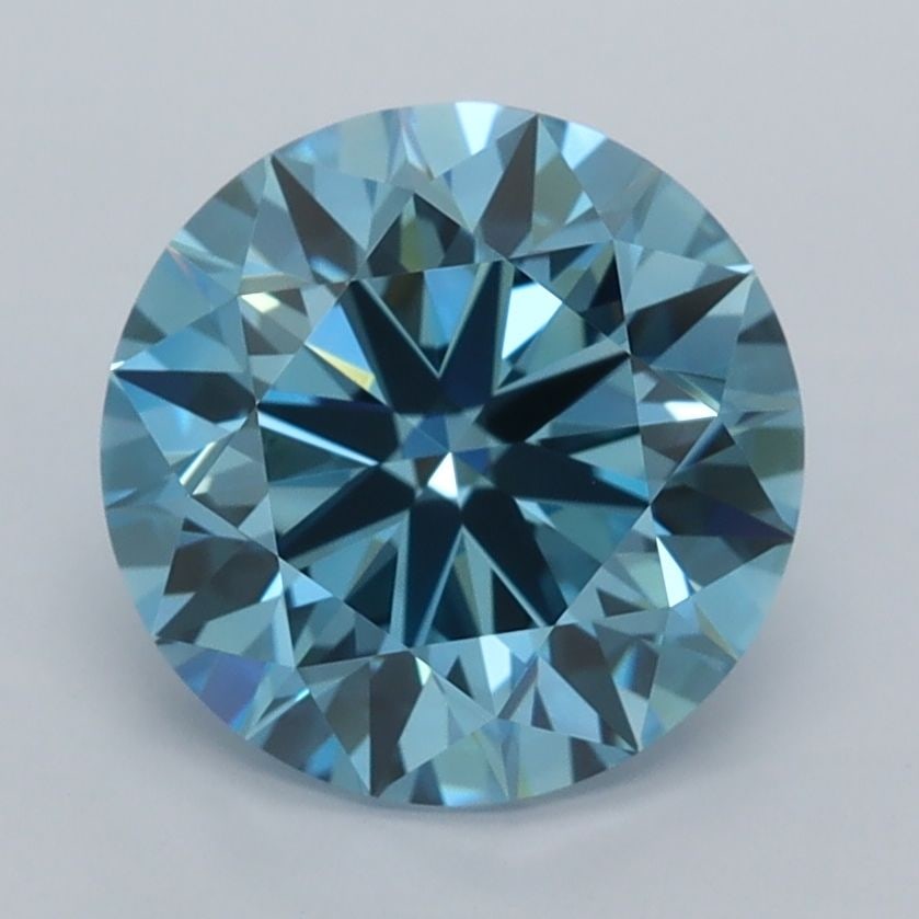 Ideal Loose Diamond - ROUND 2.53ct Fancy Vivid Blue VVS2: Ideal Loose Diamond - ROUND 2.53ct Fancy Vivid Blue VVS2 Source: This is a real non-mined Diamond that has been grown in a lab Shape: ROUND Carats: 2.53 Color: Fancy Vivid Blue Certification: IGI Vide