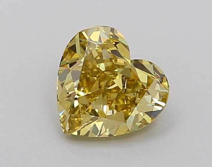 Loose Diamond - HEART 0.88ct Fancy Intense Yellow VS2: Loose Diamond - HEART 0.88ct Fancy Intense Yellow VS2 Source: This is a real non-mined Diamond that has been grown in a lab Shape: HEART Carats: 0.88 Color: Fancy Intense Yellow Certification: IGI Vid