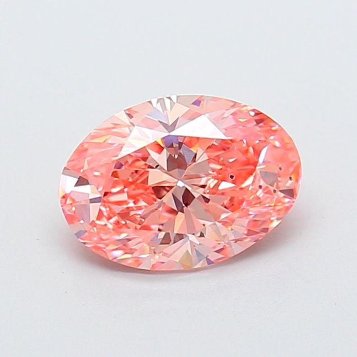 Loose Diamond - OVAL 1.57ct Fancy Vivid Pink SI1: Loose Diamond - OVAL 1.57ct Fancy Vivid Pink SI1 Source: This is a real non-mined Diamond that has been grown in a lab Shape: OVAL Carats: 1.57 Color: Fancy Vivid Pink Certification: IGI Video: