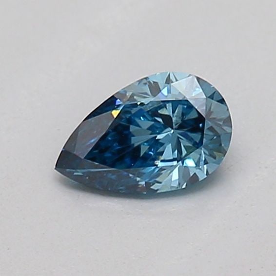Loose Diamond - PEAR 0.19ct Fancy Vivid Blue VS2: Loose Diamond - PEAR 0.19ct Fancy Vivid Blue VS2 Source: This is a real non-mined Diamond that has been grown in a lab Shape: PEAR Carats: 0.19 Color: Fancy Vivid Blue Certification: IGI Video: